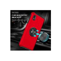 Newface Samsung Galaxy A01 Core Kılıf Elit Yüzüklü Kapak - Kırmızı