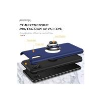 Newface Samsung Galaxy A01 Core Kılıf Elit Yüzüklü Kapak - Lacivert