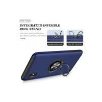 Newface Samsung Galaxy A01 Core Kılıf Elit Yüzüklü Kapak - Lacivert