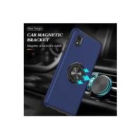 Newface Samsung Galaxy A01 Core Kılıf Elit Yüzüklü Kapak - Lacivert