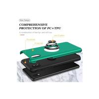 Newface Samsung Galaxy A01 Core Kılıf Elit Yüzüklü Kapak - Yeşil