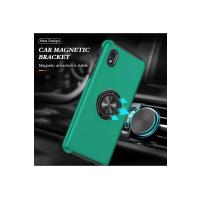 Newface Samsung Galaxy A01 Core Kılıf Elit Yüzüklü Kapak - Yeşil