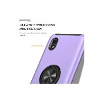 Newface Samsung Galaxy A01 Core Kılıf Elit Yüzüklü Kapak - Mor