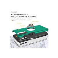 Newface Samsung Galaxy A72 Kılıf Elit Yüzüklü Kapak - Yeşil