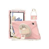 Newface Samsung Galaxy X200 Tab A8 10.5 Kılıf Amazing Tablet Kapak - Pembe