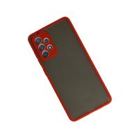 Newface Samsung Galaxy A52 Kılıf Montreal Silikon Kapak - Kırmızı