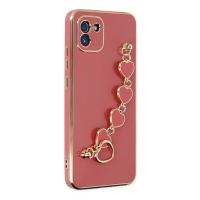 Newface Samsung Galaxy A03 Kılıf Esila Silikon - Kırmızı