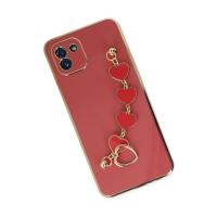 Newface Samsung Galaxy A03 Kılıf Esila Silikon - Kırmızı