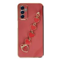 Newface Samsung Galaxy M23 Kılıf Esila Silikon - Kırmızı