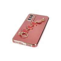 Newface Samsung Galaxy M23 Kılıf Esila Silikon - Kırmızı