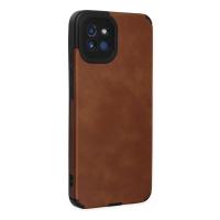 Newface Samsung Galaxy A03 Kılıf Loop Deri Silikon - Kahverengi