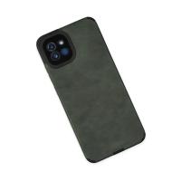 Newface Samsung Galaxy A03 Kılıf Loop Deri Silikon - Yeşil