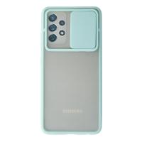 Newface Samsung Galaxy A72 Kılıf Palm Buzlu Kamera Sürgülü Silikon uaz