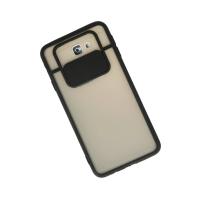 Newface Samsung Galaxy J7 Prime Kılıf Palm Buzlu Kamera Sürgülü Silikon - Siyah