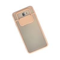 Newface Samsung Galaxy J7 Prime Kılıf Palm Buzlu Kamera Sürgülü Silikon - Pembe