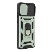 Newface Samsung Galaxy A03 Kılıf Pars Lens Yüzüklü Silikon - Yeşil