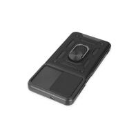 Newface Samsung Galaxy A04S Kılıf Pars Lens Yüzüklü Silikon - Siyah