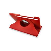 Newface Samsung Galaxy X800 Tab S8 Plus 12.4 Kılıf 360 Tablet Deri Kılıf - Kırmızı