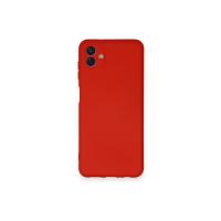 Newface Samsung Galaxy A04 Kılıf Nano içi Kadife Silikon - Kırmızı