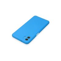 Newface Samsung Galaxy A04 Kılıf Nano içi Kadife Silikon - Mavi