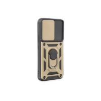 Newface Samsung Galaxy S23 Kılıf Pars Lens Yüzüklü Silikon - Gold