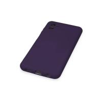 Newface Samsung Galaxy A04 Kılıf Nano içi Kadife Silikon - Mor