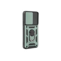 Newface Samsung Galaxy S23 FE Kılıf Pars Lens Yüzüklü Silikon - Yeşil