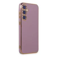 Newface Samsung Galaxy S23 FE Kılıf Volet Silikon - Mor