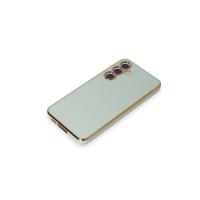 Newface Samsung Galaxy S23 FE Kılıf Volet Silikon - Açık Yeşil