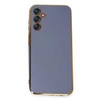 Newface Samsung Galaxy M14 5G Kılıf Volet Silikon - Mavi