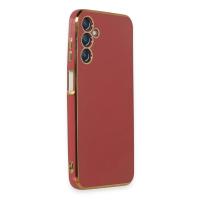 Newface Samsung Galaxy M14 5G Kılıf Volet Silikon - Kırmızı