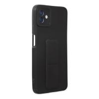 Newface Samsung Galaxy A04 Kılıf Mega Standlı Silikon - Siyah