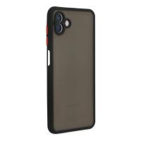 Newface Samsung Galaxy A04 Kılıf Montreal Silikon Kapak - Siyah