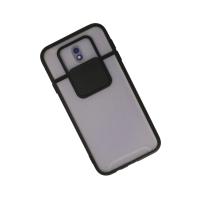 Newface Samsung Galaxy J7 Pro / J730 Kılıf Palm Buzlu Kamera Sürgülü Silikon - Siyah