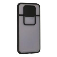 Newface Samsung Galaxy J7 Pro / J730 Kılıf Palm Buzlu Kamera Sürgülü Silikon - Siyah