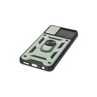 Newface Samsung Galaxy A04 Kılıf Pars Lens Yüzüklü Silikon - Yeşil