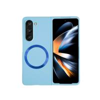 Newface Samsung Galaxy Z Fold 5 Kılıf Mata Fold Kapak - Sierra Blue