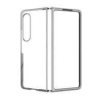 Newface Samsung Galaxy Z Fold 4 Kılıf Fold Element Kapak - Gümüş