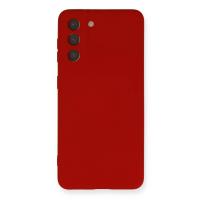 Newface Samsung Galaxy S21 FE Kılıf Nano içi Kadife Silikon - Kırmızı