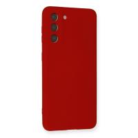 Newface Samsung Galaxy S21 FE Kılıf Nano içi Kadife Silikon - Kırmızı