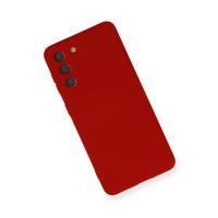 Newface Samsung Galaxy S21 FE Kılıf Nano içi Kadife Silikon - Kırmızı