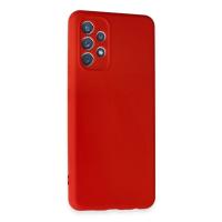 Newface Samsung Galaxy A32 Kılıf First Silikon - Kırmızı