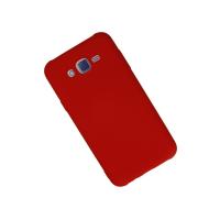 Newface Samsung Galaxy J7 Kılıf Nano içi Kadife Silikon - Kırmızı