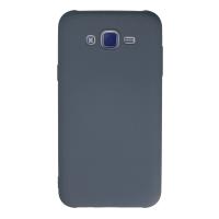 Newface Samsung Galaxy J7 Kılıf Nano içi Kadife Silikon - Gri