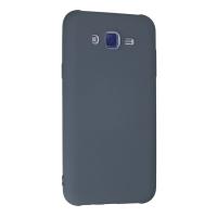 Newface Samsung Galaxy J7 Kılıf Nano içi Kadife Silikon - Gri