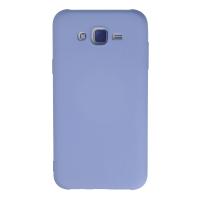 Newface Samsung Galaxy J7 Kılıf Nano içi Kadife Silikon - Lila