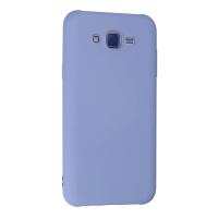 Newface Samsung Galaxy J7 Kılıf Nano içi Kadife Silikon - Lila