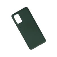 Newface Samsung Galaxy S20 Plus Kılıf Nano içi Kadife Silikon - Koyu Yeşil