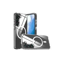 Newface Samsung Galaxy S23 Plus Kılıf Magneticsafe Şeffaf Silikon - Şeffaf