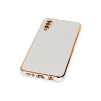 Newface Samsung Galaxy A70 Kılıf Volet Silikon - Beyaz